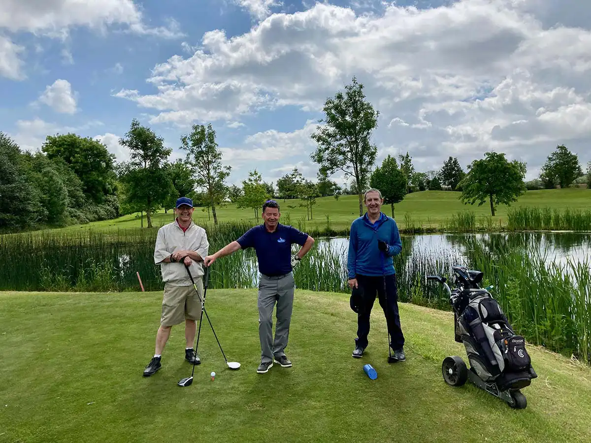 Group of Friends Playing Golf